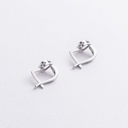 Золотые детские серьги "Сердечки" с09278 №3