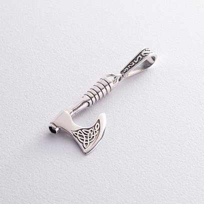 Срібний кулон "Секіра Перуна" 093 №11