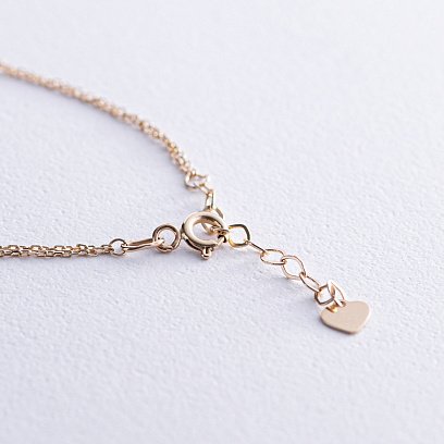 Браслет "Нескінченність" у жовтому золоті б05101 №5