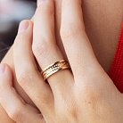 Кольцо "Gina" в красном золоте к07570 от ювелирного магазина Оникс - 1