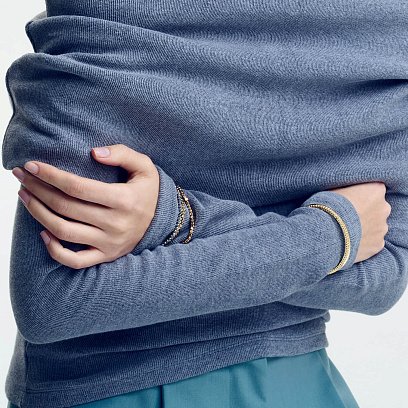 Браслет "Кубики" (желтое золото) mini б05465 №4