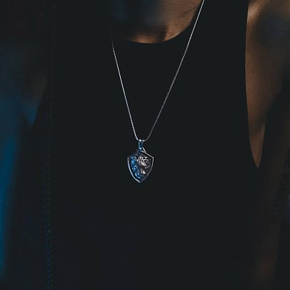 Срібний кулон "Азіатський тигр" 133193 №2