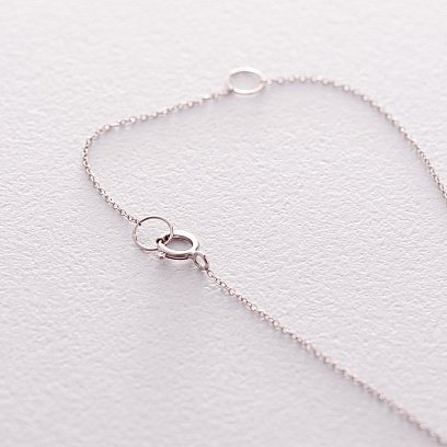 Золоте кольє з сапфіром і діамантами колб0012ca №5