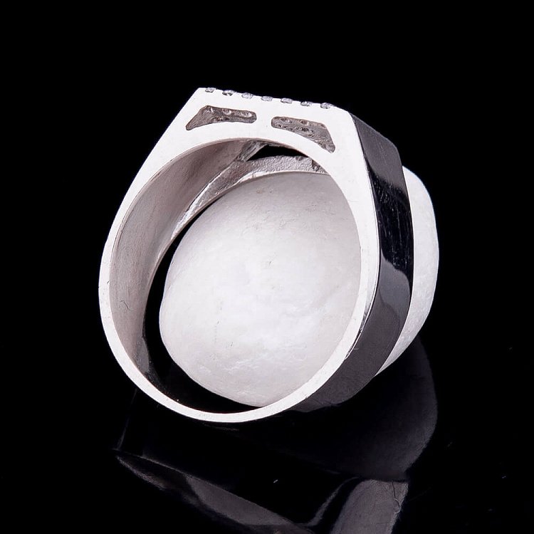 Серебряная печатка с фианитами 11922 от ювелирного магазина Оникс - 1