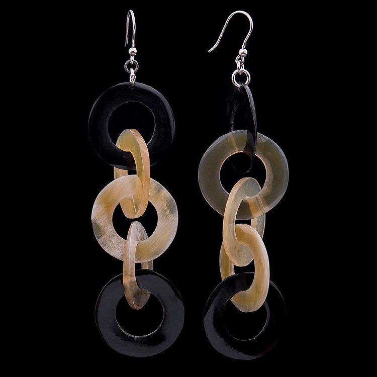 Серьги с слоновой костью 150с15 - 2 Серьги с слоновой костью 150с15 от ювелирного магазина Оникс - 2