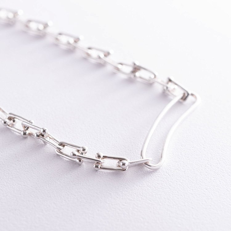 Серебряное колье "Идея" 181054 от ювелирного магазина Оникс - 3