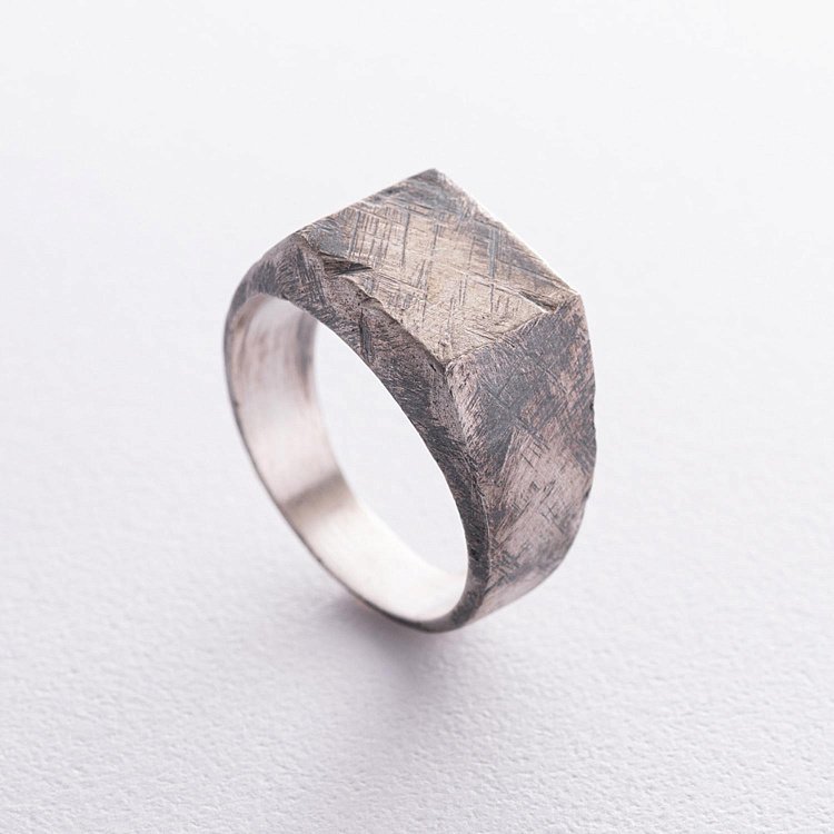 Чоловіча срібна печатка 112722 від ювелірного магазину Онікс - 8