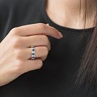 Золотое кольцо с бриллиантами и сапфирами кб0290ai от ювелирного магазина Оникс - 1