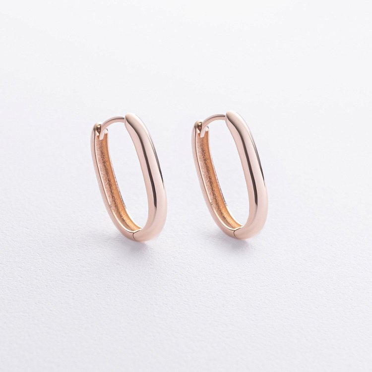 Серьги в красном золоте с09208 от ювелирного магазина Оникс