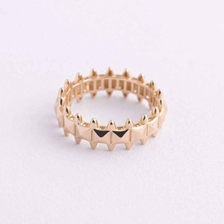 Кольцо в желтом золоте к08400 от ювелирного магазина Оникс - 1