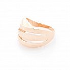 Золотое кольцо без камней к05738 от ювелирного магазина Оникс - 1