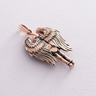 Золота підвіска "Ангел Хранитель" п03819 №5