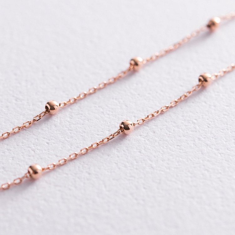 Кольє "Кульки" в червоному золоті кол02011 від ювелірного магазину Онікс - 2