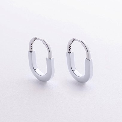 Серьги "Camilla" (белоe золото) с09090