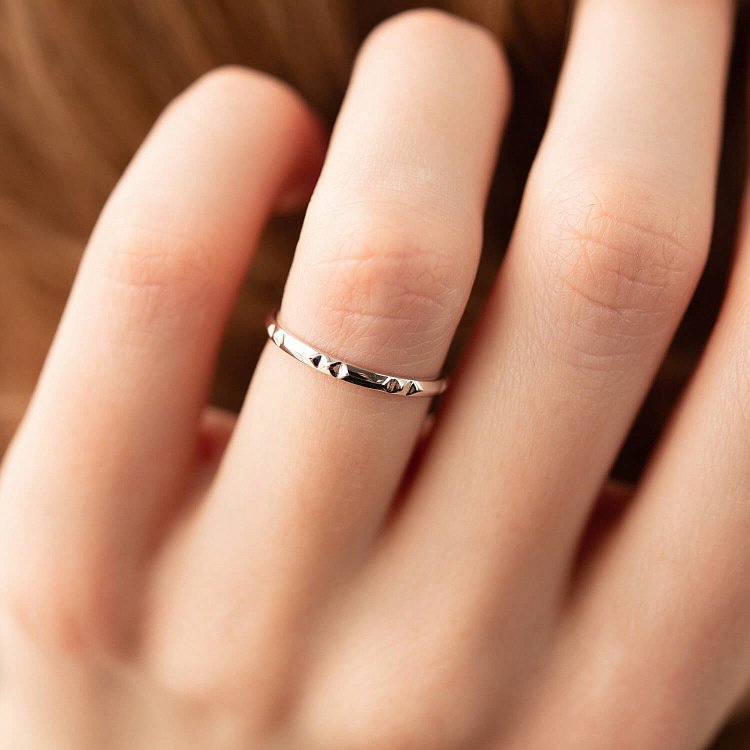 Кольцо "Меган" в белом золоте к07406 от ювелирного магазина Оникс - 5