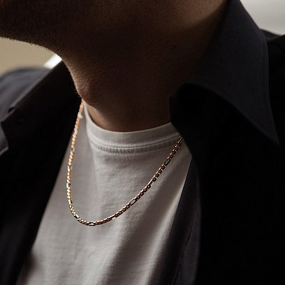 Чоловічий золотий ланцюжок ц00500 №8