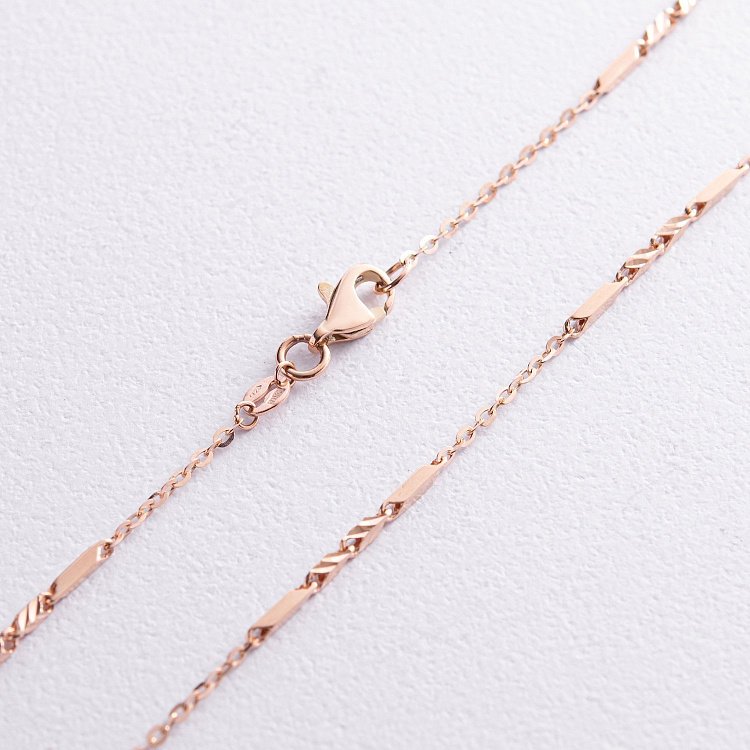 Колье - цепочка в красном золоте ц00476 от ювелирного магазина Оникс