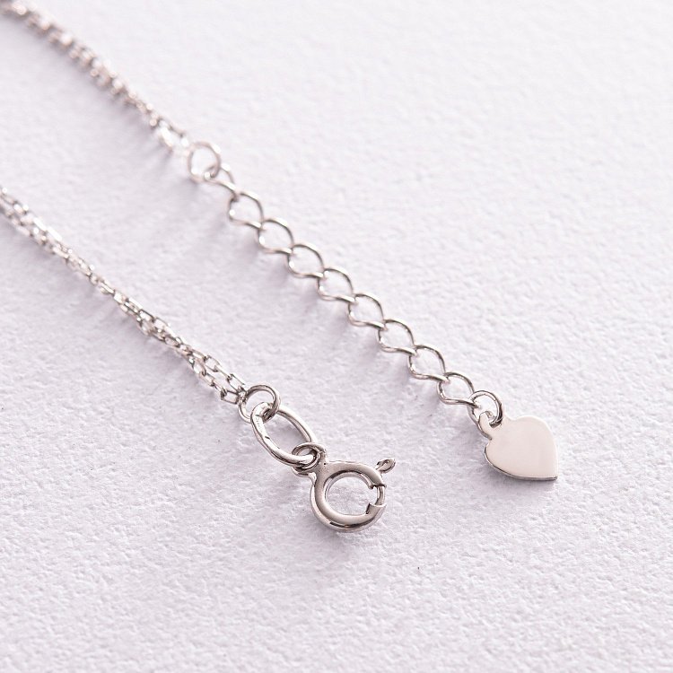 Срібний браслет "Конюшина" з оніксом 141630 від ювелірного магазину Онікс - 4