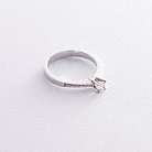 Золотое кольцо с бриллиантами кб03030b от ювелирного магазина Оникс