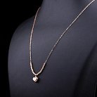 Золотое колье "Сердце" кол00984 от ювелирного магазина Оникс - 1