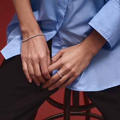 Золотой браслет с бриллиантами бр1264 №2