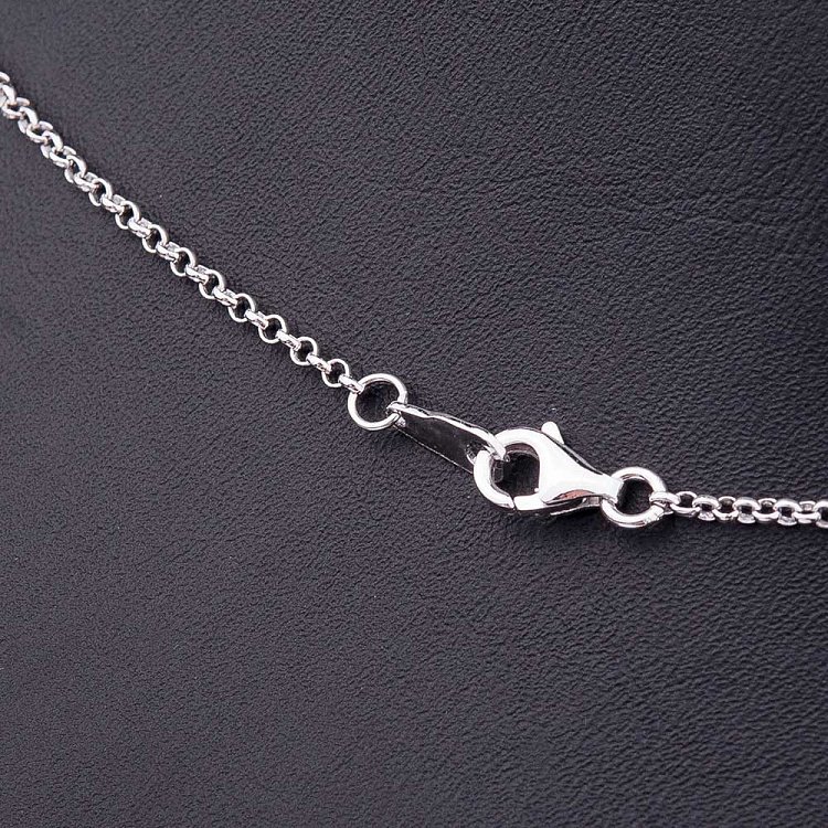 Срібне кольє "Бантик" з фіанітами 18274 від ювелірного магазину Онікс - 2