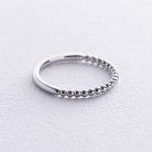 Шариковое кольцо "Одри" в серебре 7088 от ювелирного магазина Оникс - 5