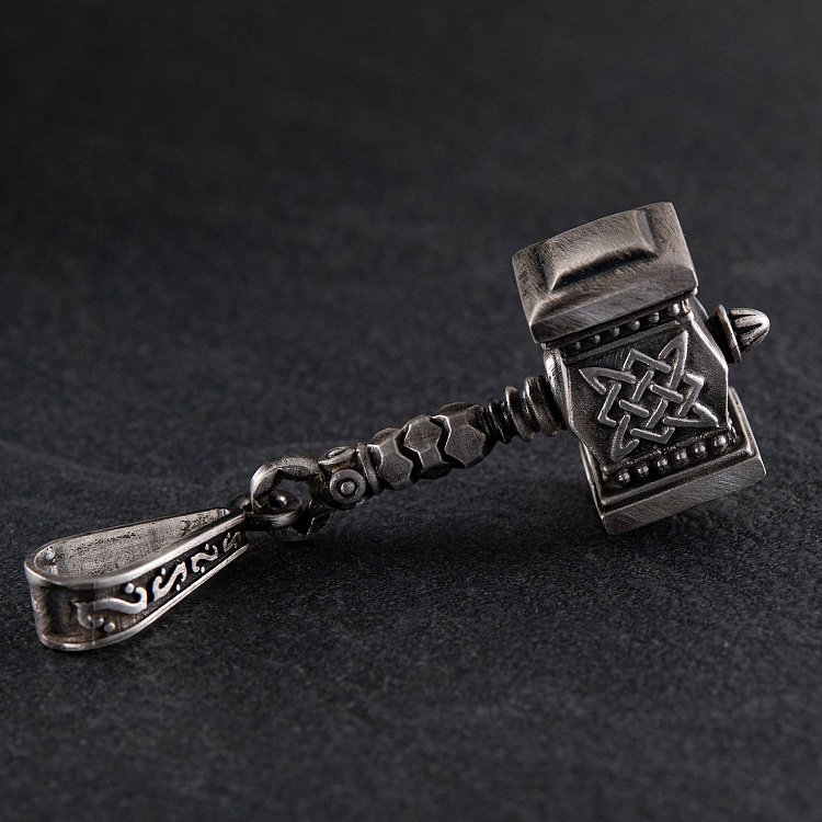 Срібний кулон "Молот Сварога" 218 від ювелірного магазину Онікс - 19