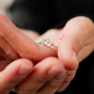 Золотое кольцо "Сердечко" (бриллианты) кб0652cha от ювелирного магазина Оникс - 6