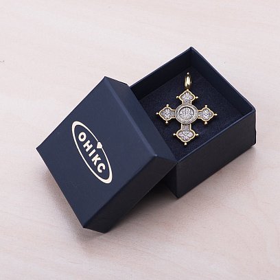 Православный крест "Господь Вседержитель. Похвала Богородице" 131641 №8