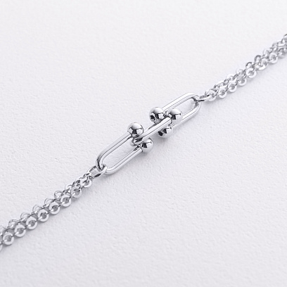 Браслет "Фантазія" у білому золоті б05806 №2