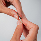 Золота каблучка з чорними діамантами кб0242sth от ювелирного магазина Оникс - 4