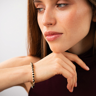 Браслет "Brianna" у жовтому золоті б05792 №6