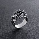 Серебряное кольцо "Тандем любви" 112702 от ювелирного магазина Оникс