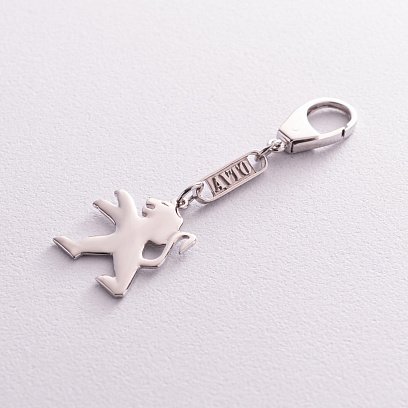 Срібний брелок для машини "Peugeot" 9011.1