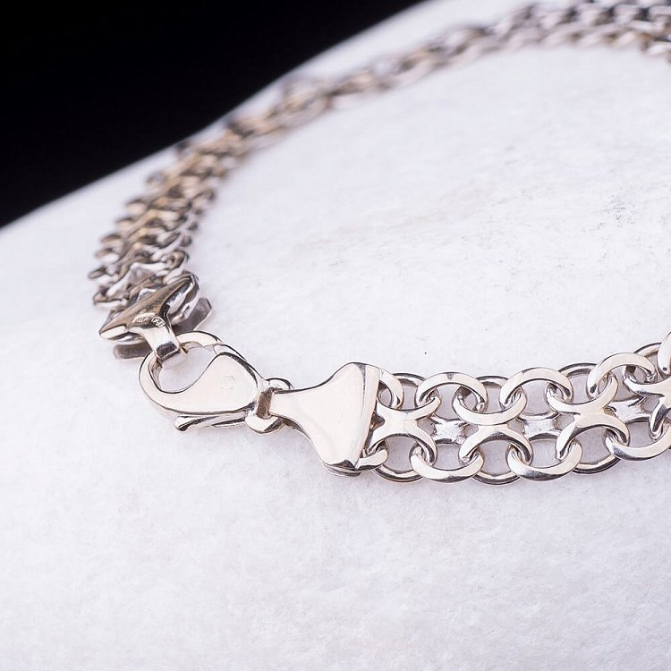 Браслет из белого золота б00503 - 1 Браслет из белого золота б00503 от ювелирного магазина Оникс - 1