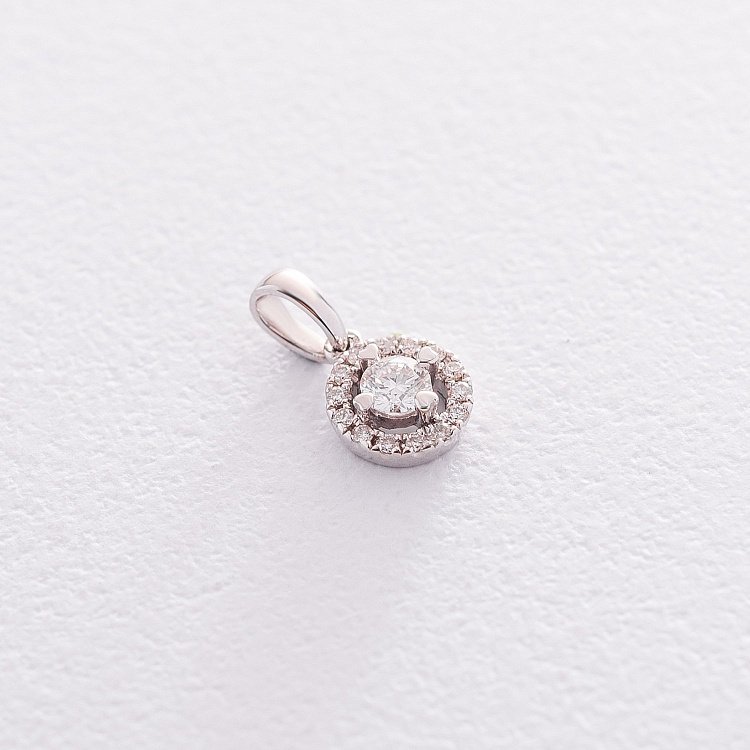 Золота підвіска з діамантами пб0197са від ювелірного магазину Онікс