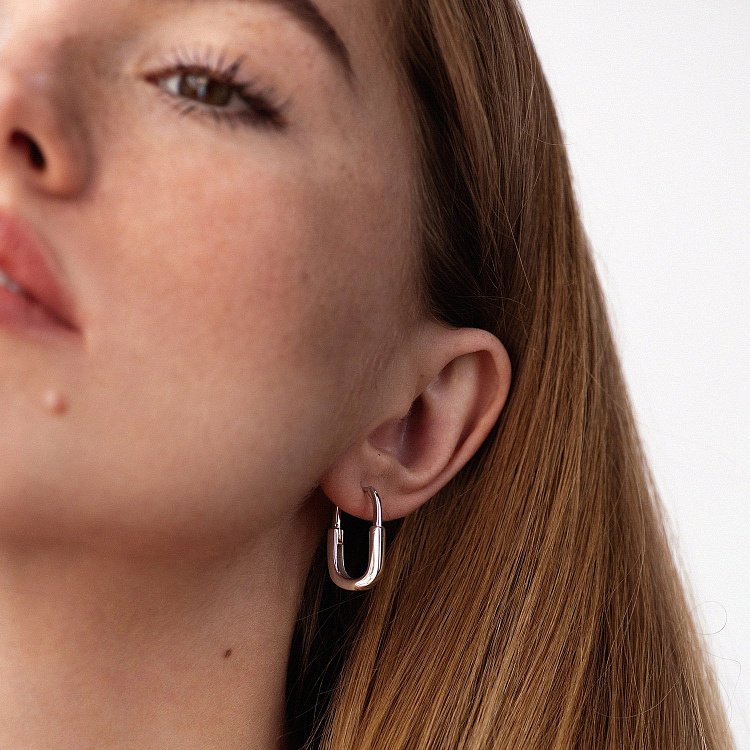 Серьги "Camilla" в белом золоте с08892 от ювелирного магазина Оникс - 1