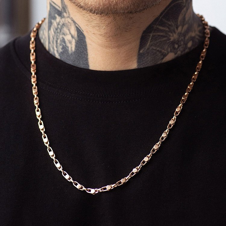 Чоловічий золотий ланцюжок ц00547 від ювелірного магазину Онікс - 1