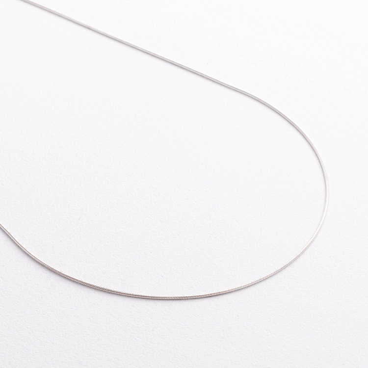 Срібний ланцюжок Снейк (1 мм) 15002 від ювелірного магазину Онікс - 2