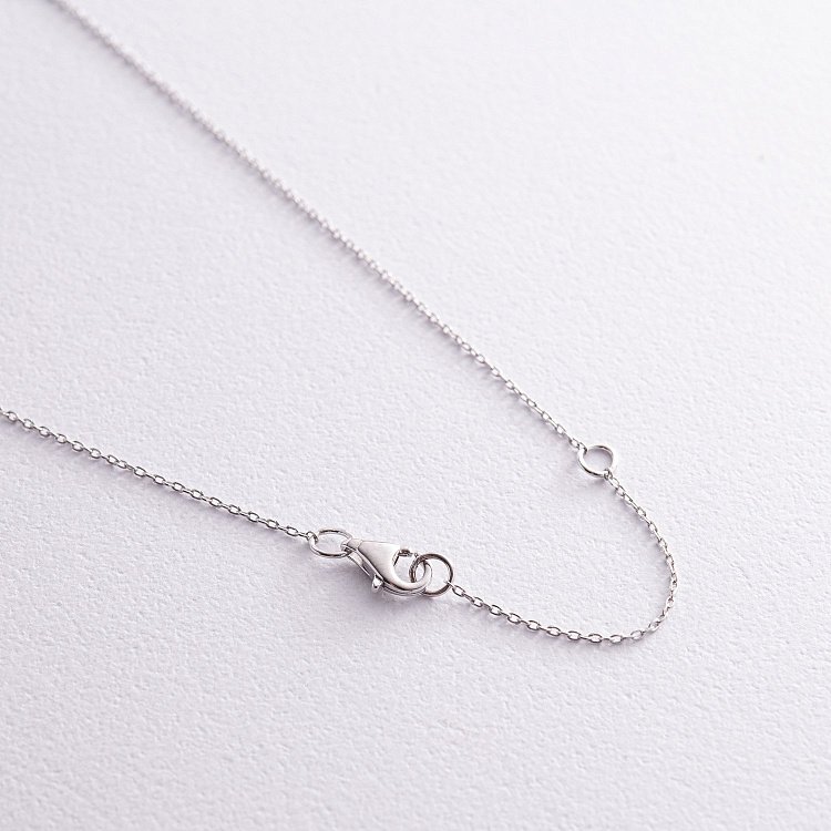 Золотое колье "Крестик" с бриллиантами колб0108di - 4 Золотое колье "Крестик" с бриллиантами колб0108di от ювелирного магазина Оникс - 4