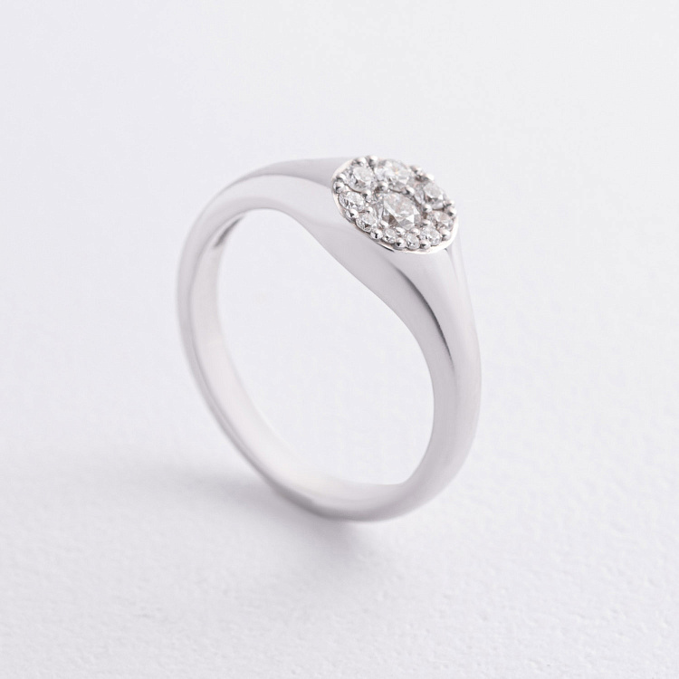 Золота каблучка з ﻿діамантами 244741121 від ювелірного магазину Онікс - 3