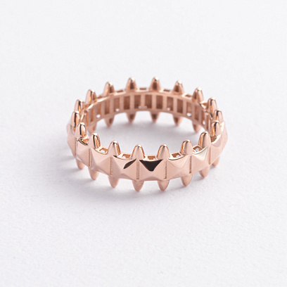 Каблучка в червоному золоті к08379 №2