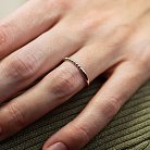 Шариковое кольцо "Одри" в серебре 7088 от ювелирного магазина Оникс - 4
