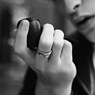 Серебряное кольцо "Косичка" 112707 от ювелирного магазина Оникс - 14