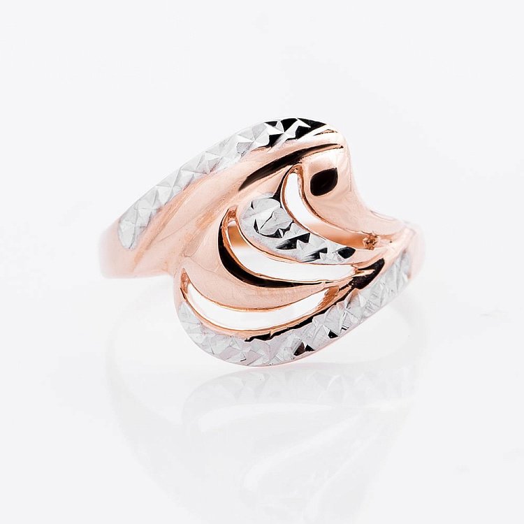 Золотое кольцо к04268 от ювелирного магазина Оникс - 1