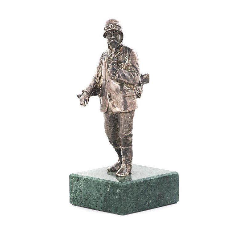 Бронзова фігура ручної роботи "Мисливець" сер00062 від ювелірного магазину Онікс