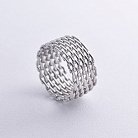 Широкое серебряное кольцо "Tianna" 7154 от ювелирного магазина Оникс