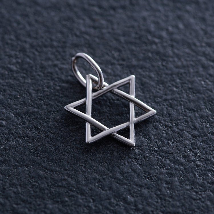 Срібна підвіска "Зірка Давида" 1191 від ювелірного магазину Онікс
