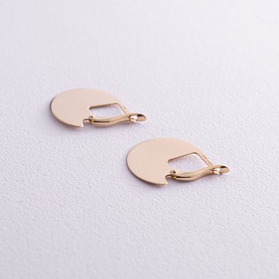 Сережки "Лаура" у жовтому золоті 470591М №3